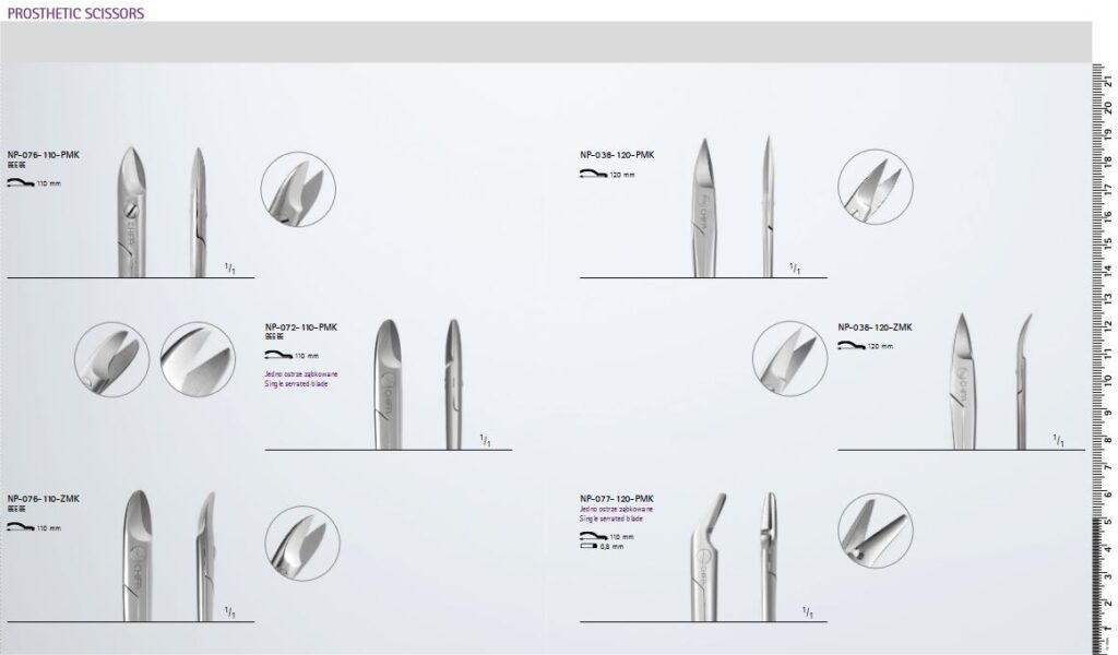 Nożyczki protetyczne